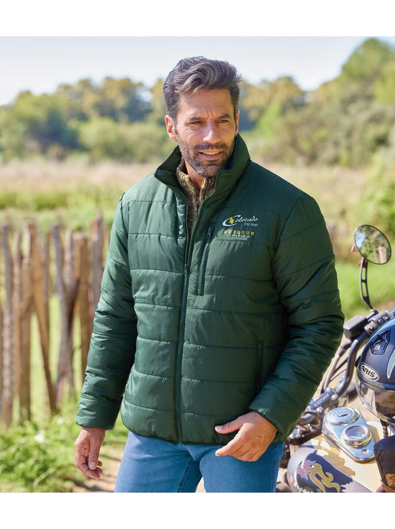Doudoune Outdoor Multipoche  - ATLAS FOR MEN Vert - Kiabi