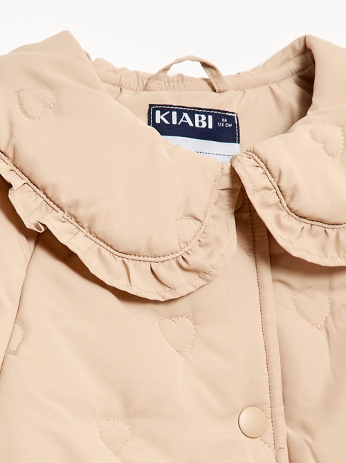 Doudoune quiltée avec col claudine - Kiabi