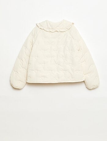 Doudoune quiltée avec col claudine