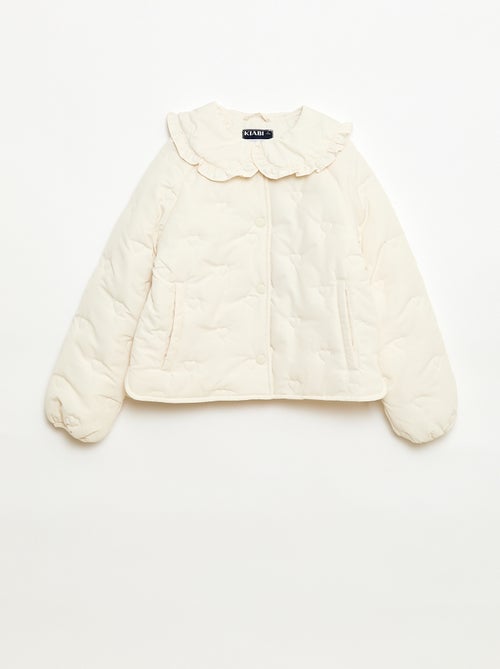Doudoune quiltée avec col claudine - Kiabi