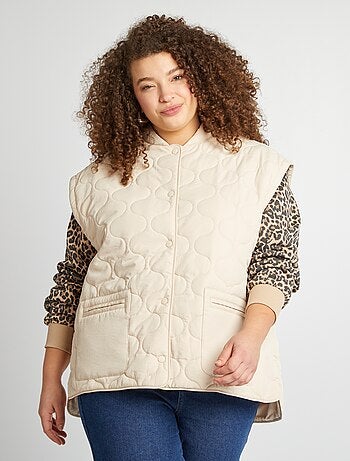 Doudoune quiltée manches amovibles