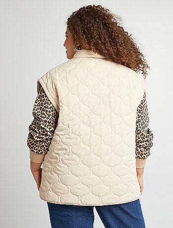 Doudoune quiltée manches amovibles