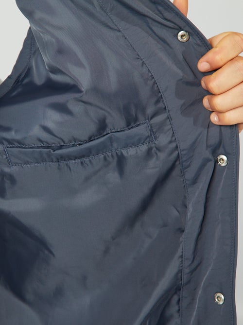 Doudoune quiltée manches amovibles - Kiabi