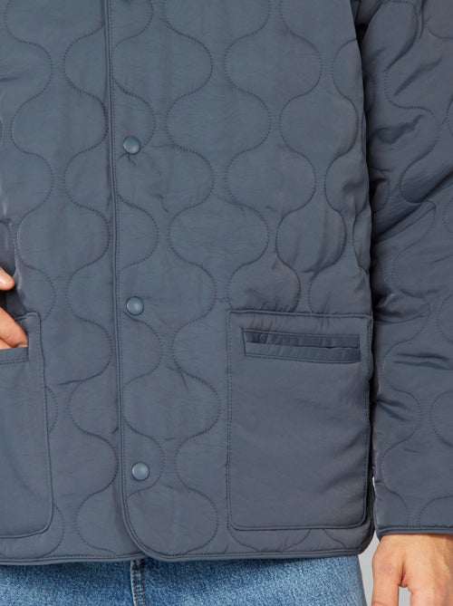 Doudoune quiltée manches amovibles - Kiabi