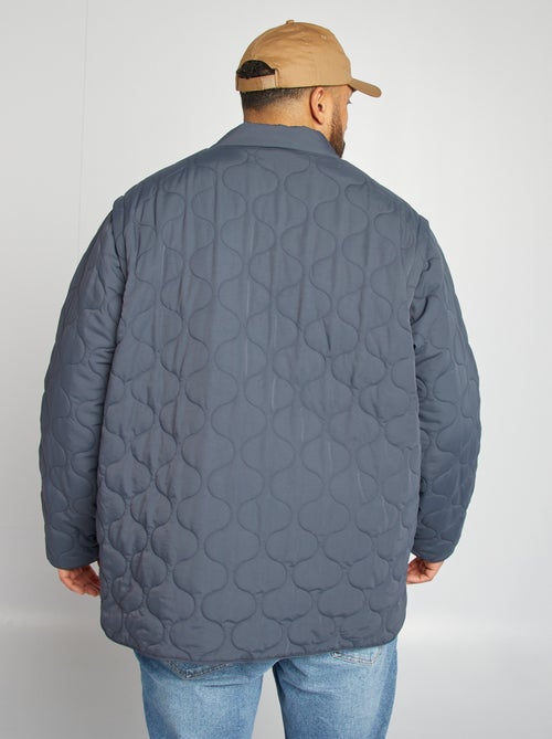 Doudoune quiltée manches amovibles - Kiabi