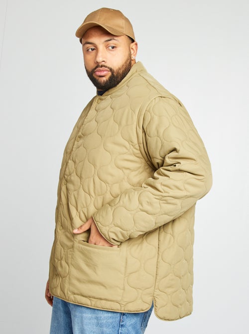 Doudoune quiltée manches amovibles - Kiabi