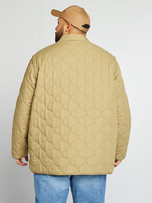 Doudoune quiltée manches amovibles - Kiabi