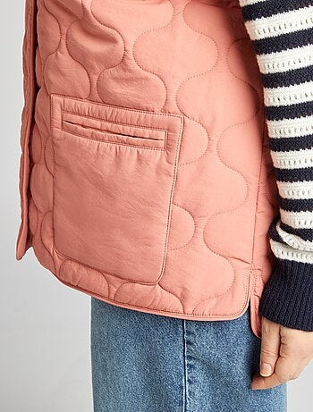 Doudoune quiltée manches amovibles