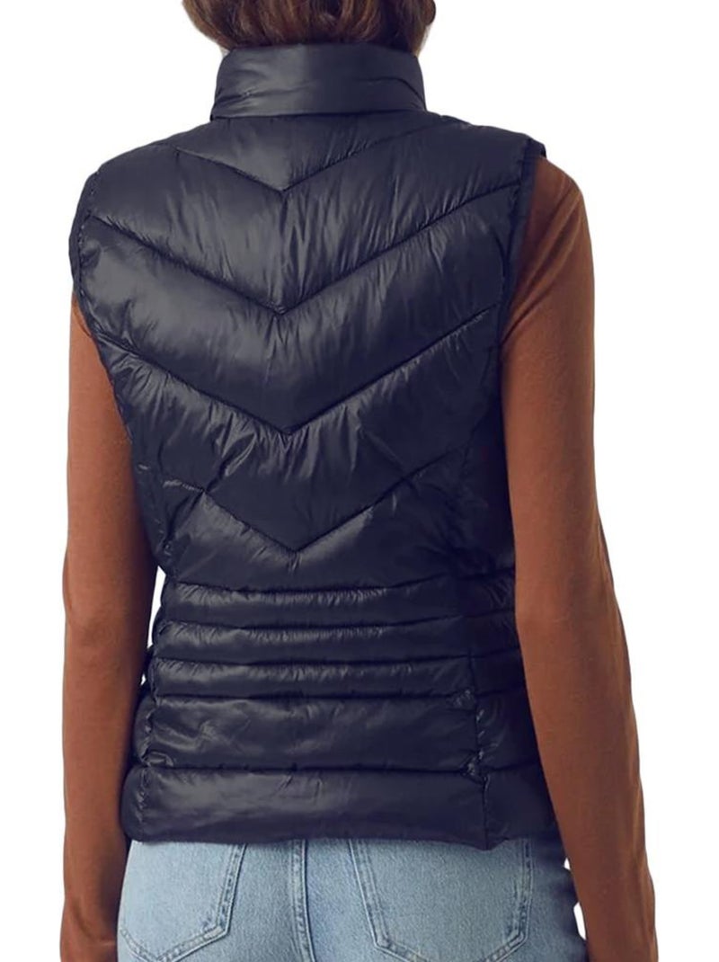 Doudoune sans manche Femme Vero Moda - XL Bleu marine - Kiabi
