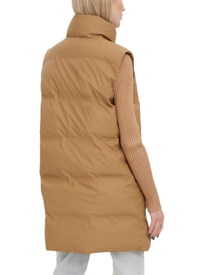 Doudoune sans manche Femme Vero Moda Marron cappuccino - Kiabi