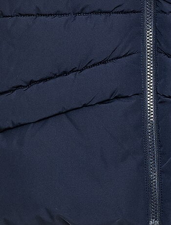 Doudoune sans manches à capuche