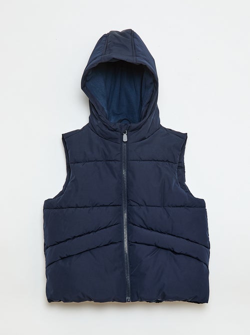 Doudoune sans manches à capuche - Kiabi