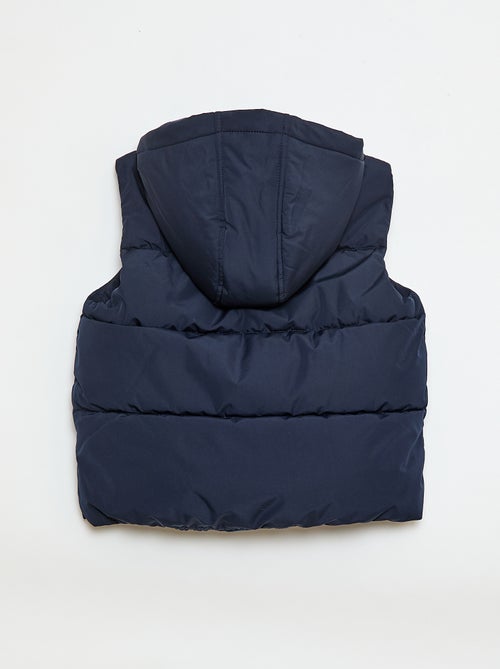 Doudoune sans manches à capuche - Kiabi