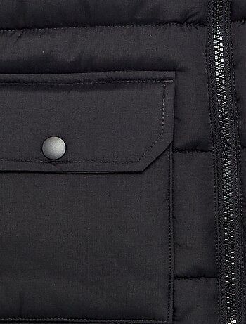 Doudoune sans manches à capuche