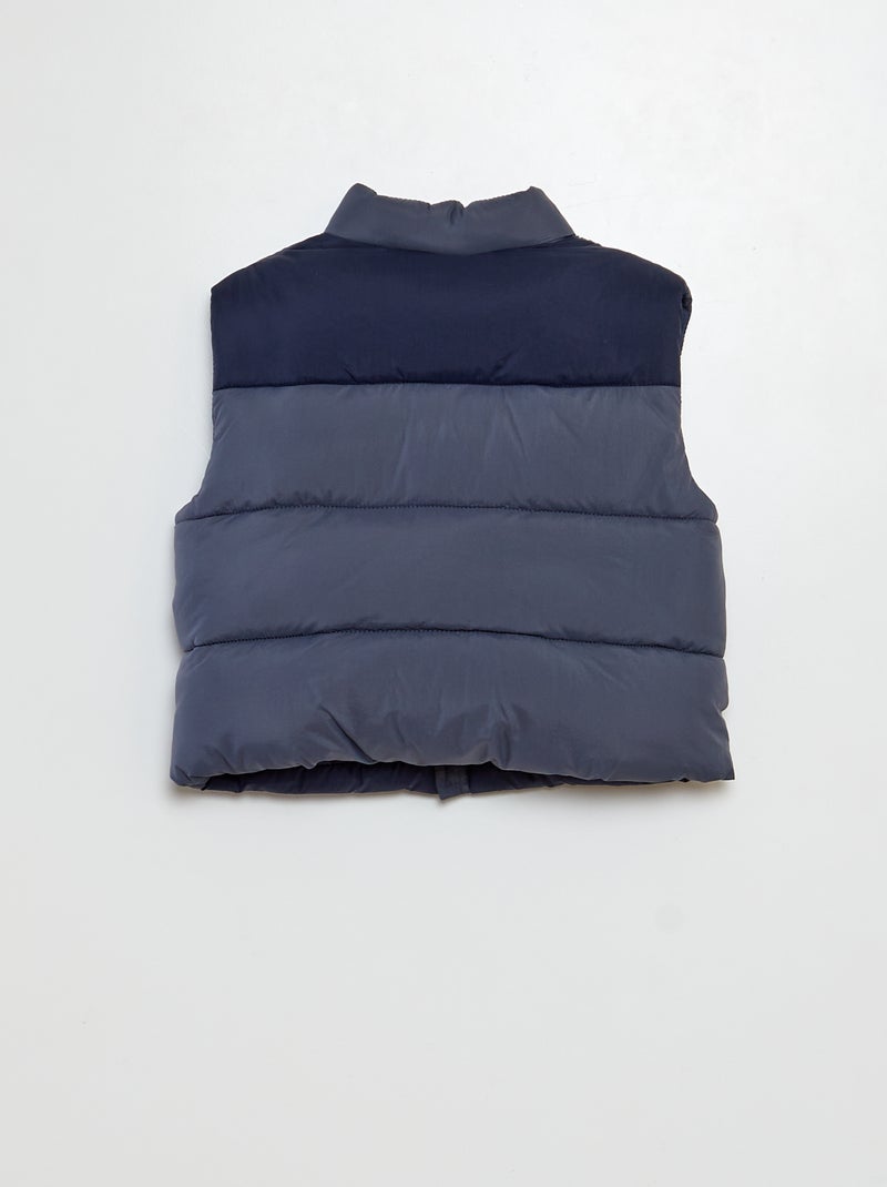 Doudoune sans manches BLEU - Kiabi