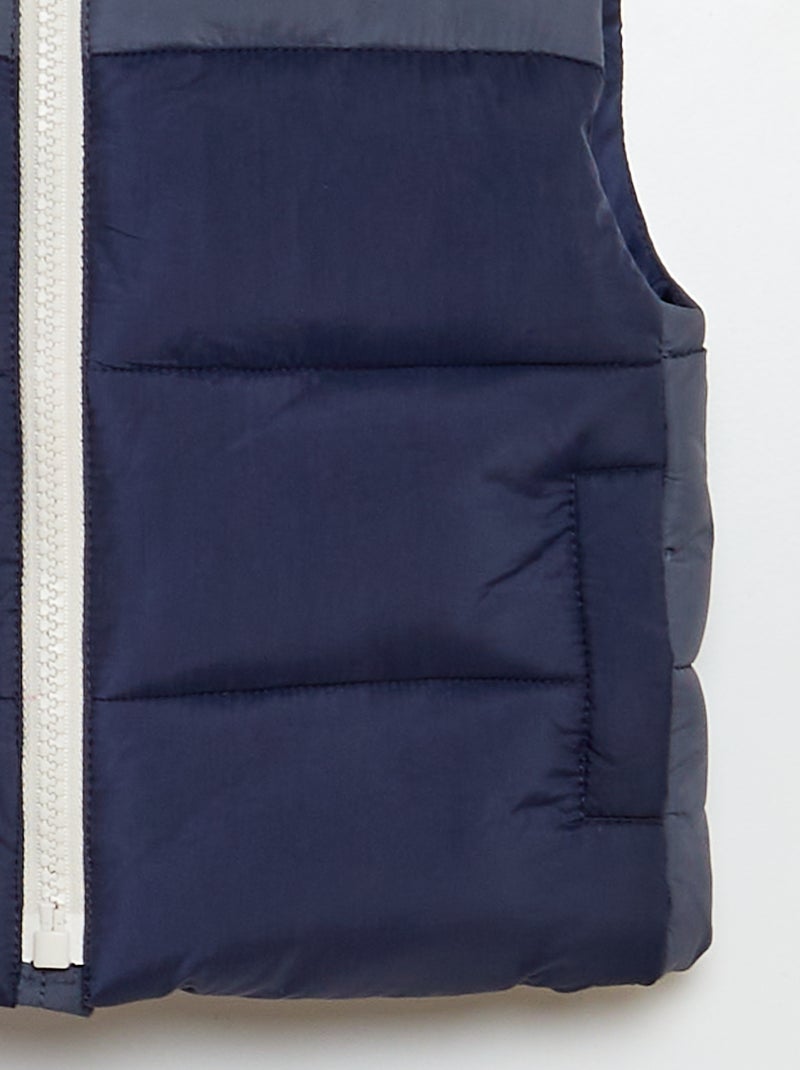 Doudoune sans manches BLEU - Kiabi