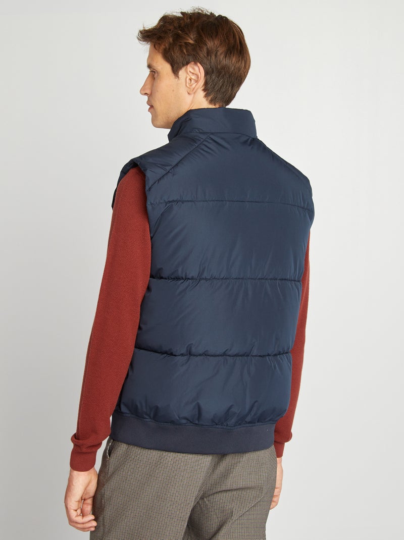 Doudoune sans manches bleu marine Homme Kiabi