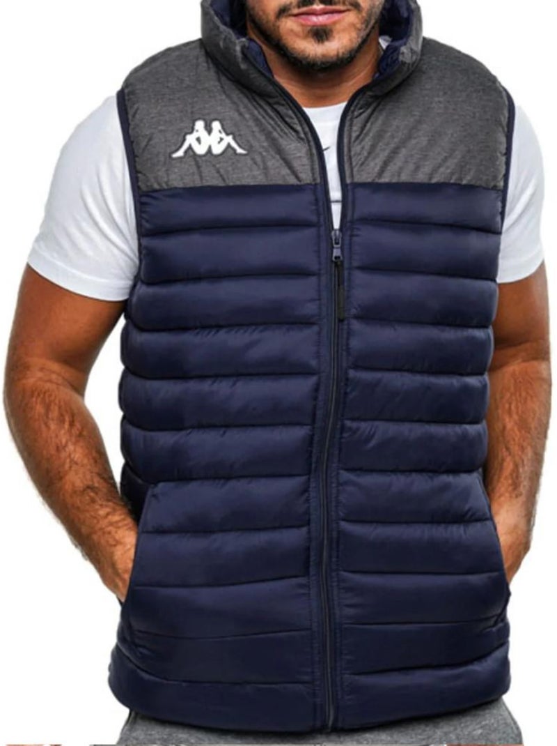 Doudoune sans manches homme kappa Bleu marine - Kiabi