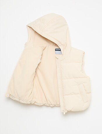 Doudoune sans manches matelassée