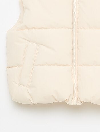 Doudoune sans manches matelassée