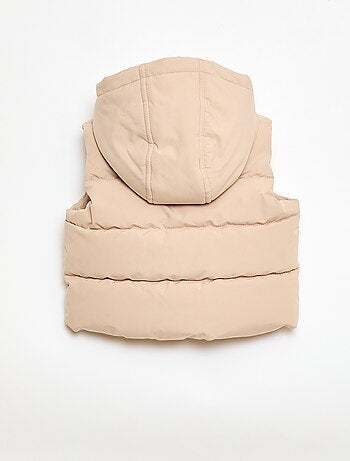 Doudoune sans manches matelassée