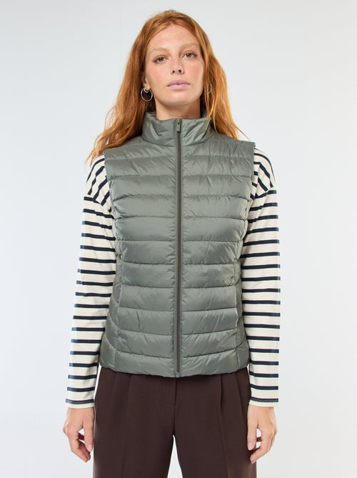 Doudoune sans manches matelassée déperlante - Kiabi