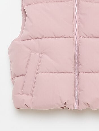 Doudoune sans manches matelassée