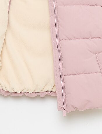 Doudoune sans manches matelassée