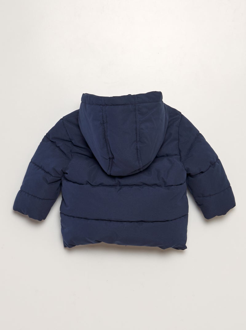 Doudoune unie Marine - Kiabi