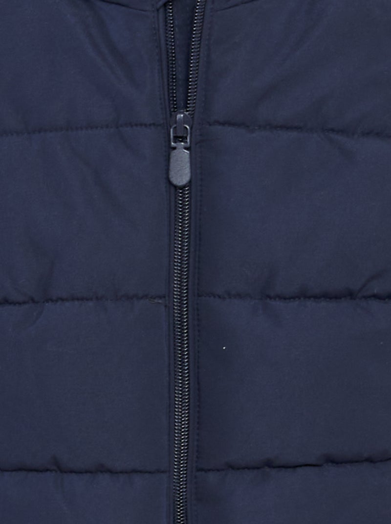 Doudoune unie Marine - Kiabi