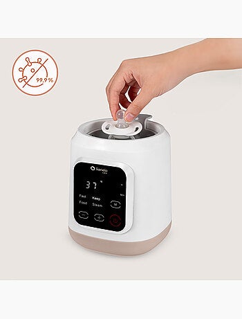 Draagbare flessenwarmer LIONELO Thermup 3.0 – Sterilisatie – Opwarmen – Ontdooien – BPA-vrij