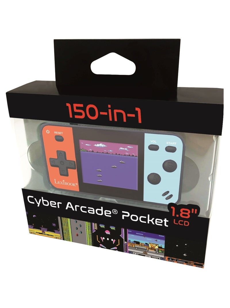 Draagbare spelconsole cyber arcade® pocket - kleuren lcd-scherm 1.8'' 150 games Multicolor - Kiabi