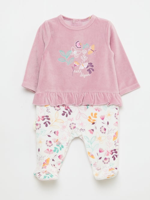 Draagpak met 2-in-1 effect en print - Kiabi