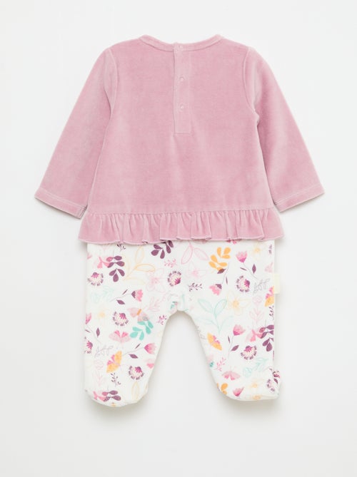 Draagpak met 2-in-1 effect en print - Kiabi