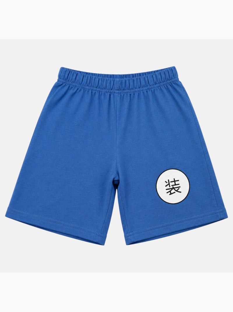 Dragon ball z - ensemble t-shirt et son short assorti avec personnage licence Bleu - Kiabi
