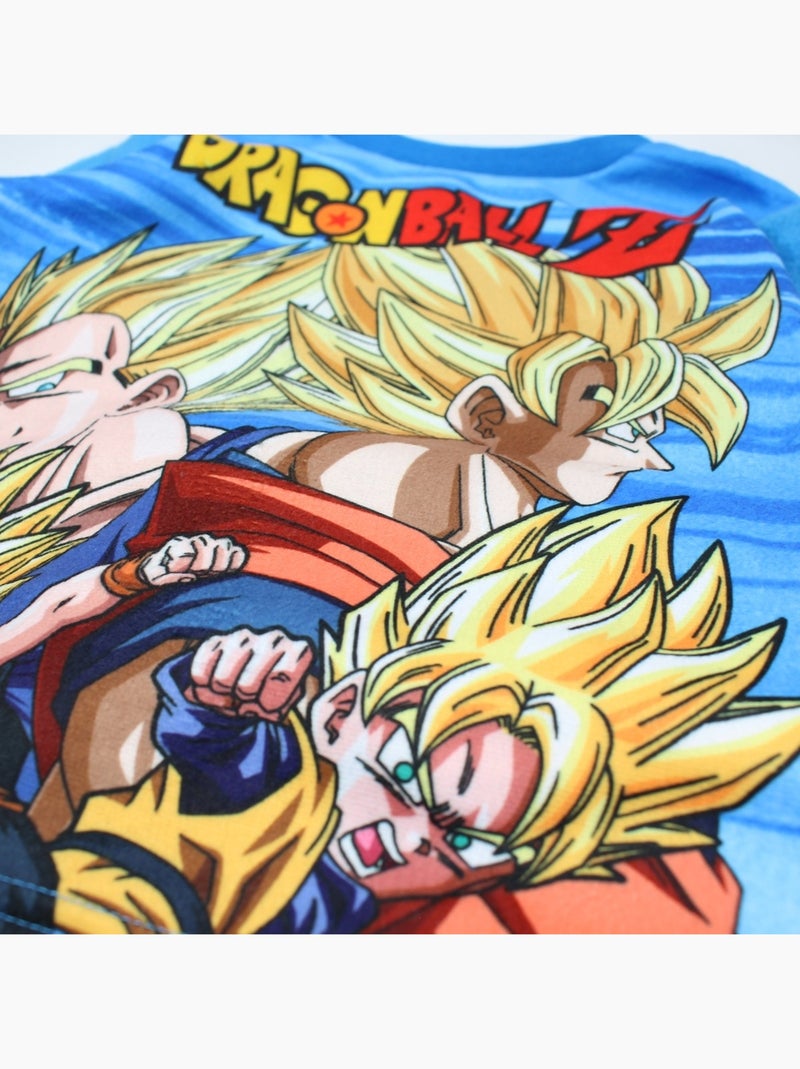 Dragon Ball Z - Fleece pyjama met personage jongen Blauw - Kiabi