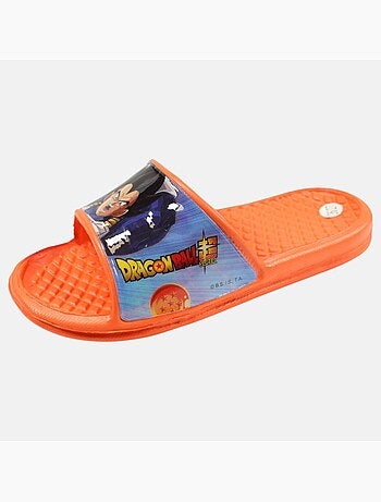 Dragon Ball Z - Kind slippers oranje met brede band en personage