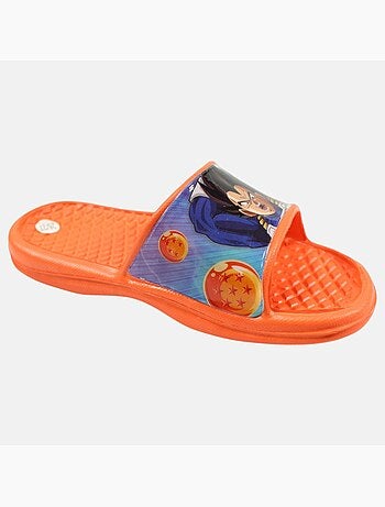 Dragon Ball Z - Kind slippers oranje met brede band en personage