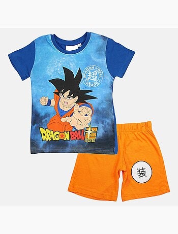 Dragon ball z - kinder t-shirt en bijpassende korte broek set
