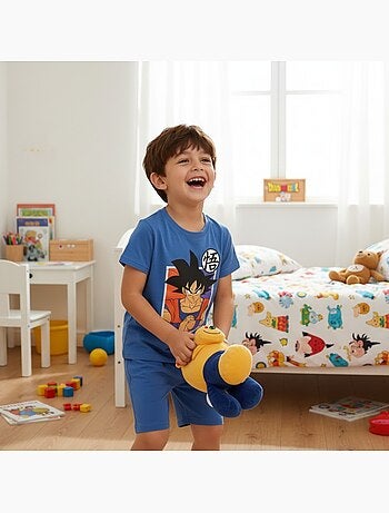 Dragon ball z - set bestaande uit een t-shirt en bijpassende shorts met een gelicentieerd personage