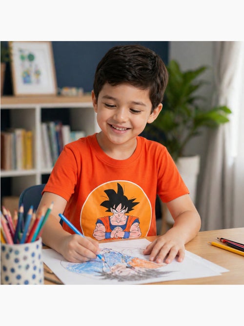 Dragon Ball Z - T-shirt imprimé avec personnage - Kiabi Dragon Ball Z - T-shirt imprimé avec personnage - Kiabi