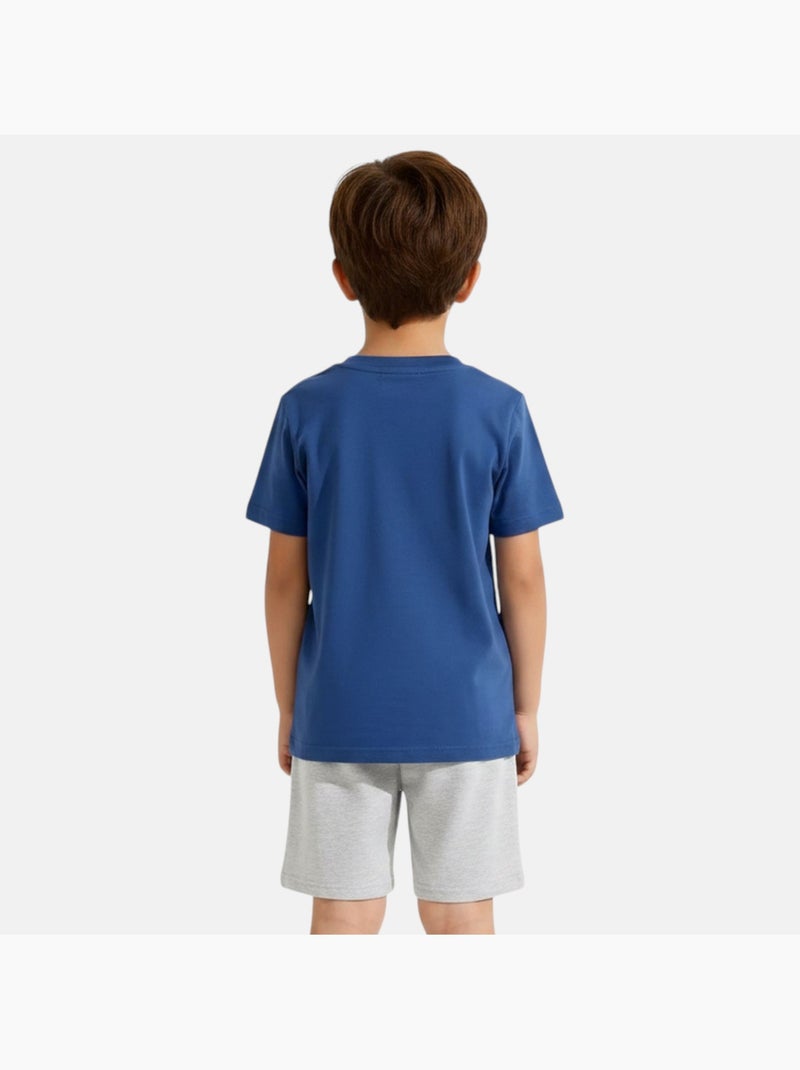 Dragon Ball Z - T-shirt imprimé avec short assorti Bleu marine - Kiabi