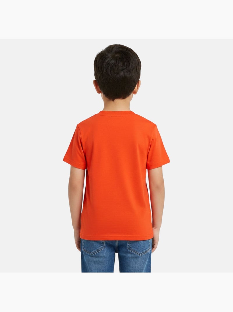 Dragon Ball Z - T-shirt met personage Oranje - Kiabi