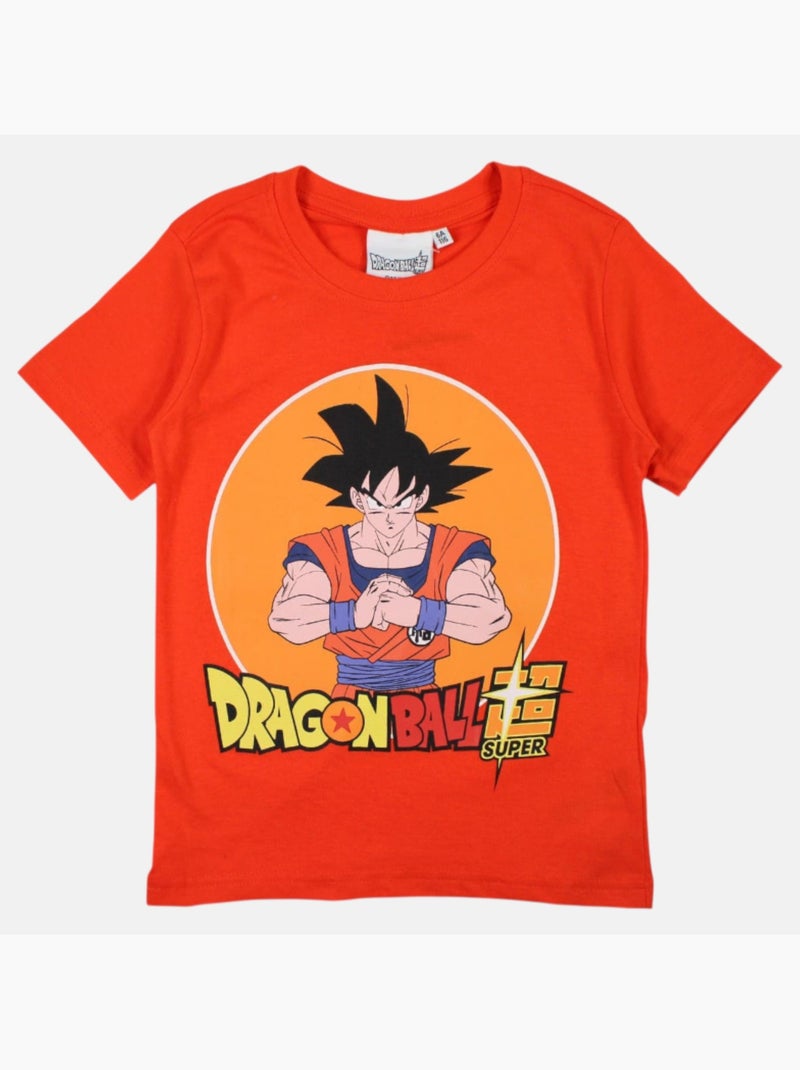 Dragon Ball Z - T-shirt met personage Oranje - Kiabi