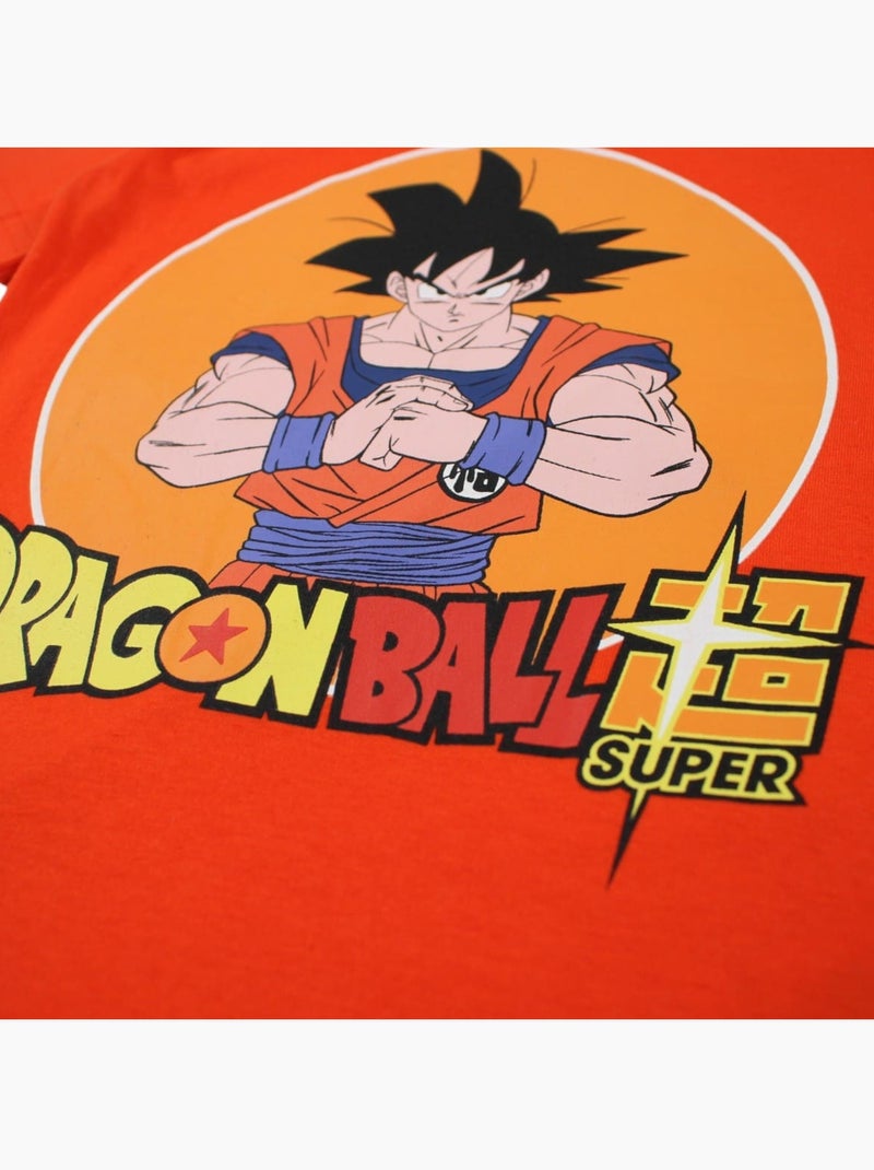 Dragon Ball Z - T-shirt met personage Oranje - Kiabi