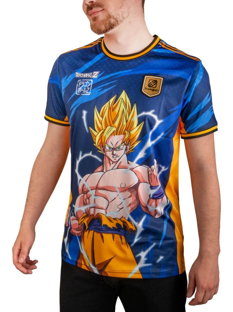 Dragon ball z super saiyan heren t-shirt Blauw - Kiabi