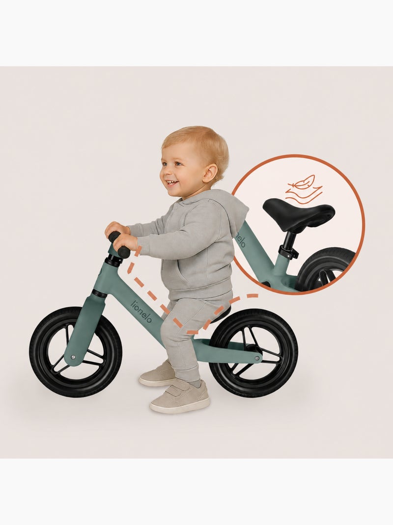 Draisienne avec casque LIONELO Toni - À partir de 18 mois - Vélo bébé - Léger Vert - Kiabi