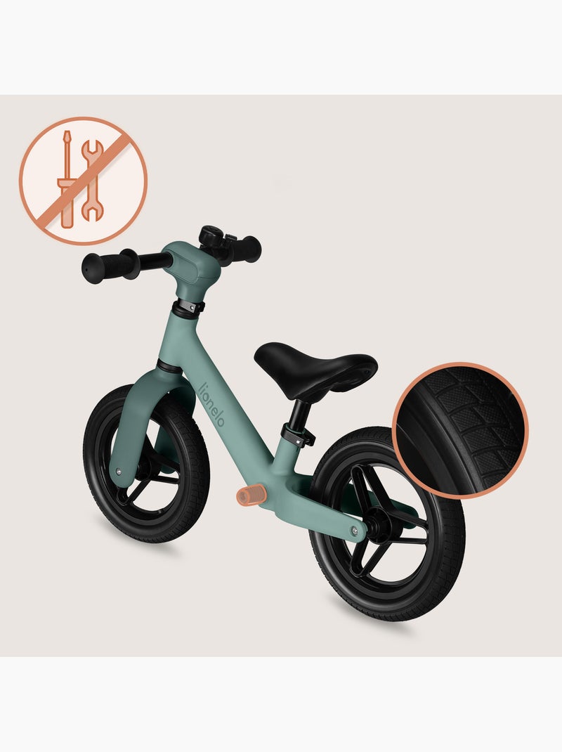 Draisienne avec casque LIONELO Toni - À partir de 18 mois - Vélo bébé - Léger Vert - Kiabi