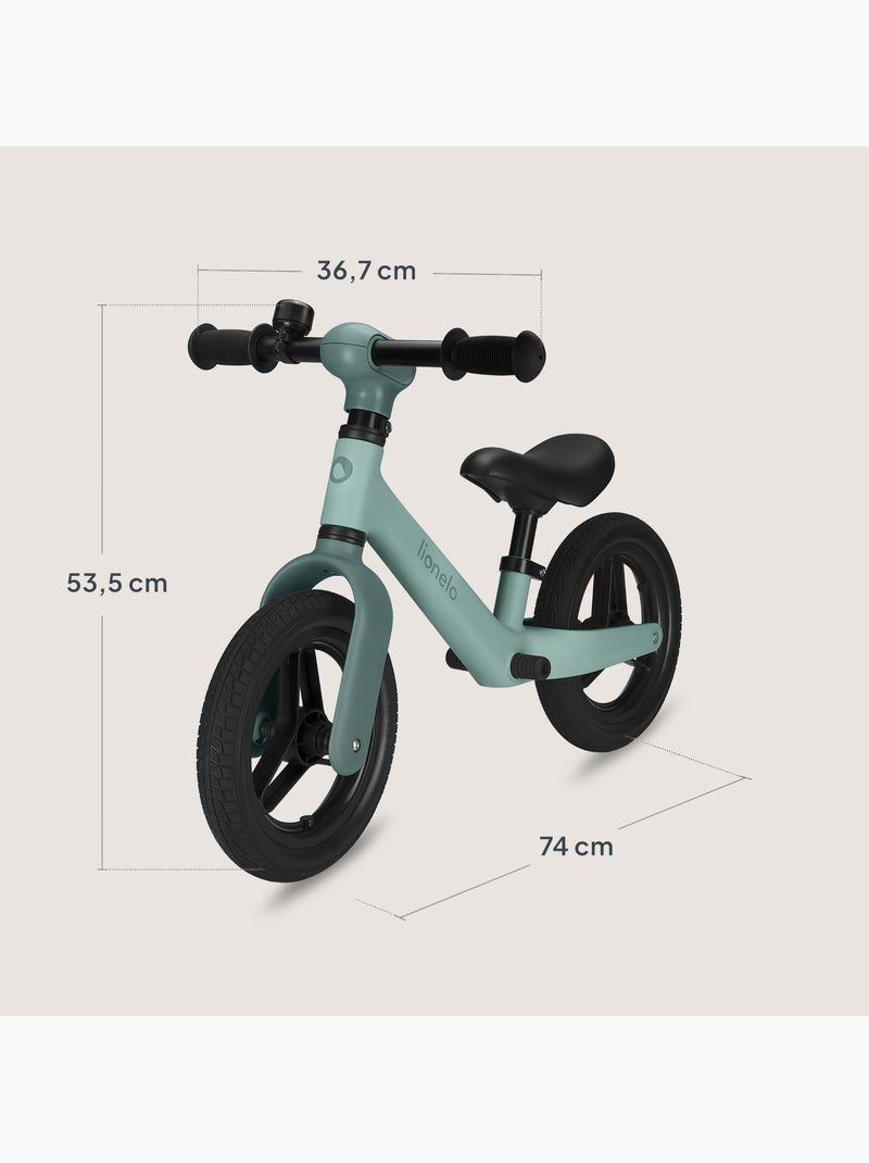 Draisienne avec casque LIONELO Toni - À partir de 18 mois - Vélo bébé - Léger Vert - Kiabi