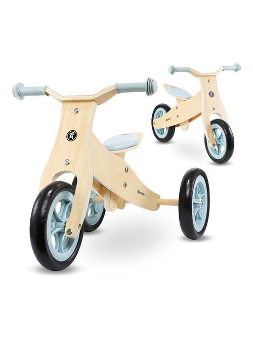 Draisienne enfant en bois, tricycle evolutif 3 ou 2 roues, 30 kg max- premier vélo - Kiabi Draisienne enfant en bois, tricycle evolutif 3 ou 2 roues, 30 kg max- premier vélo - Kiabi